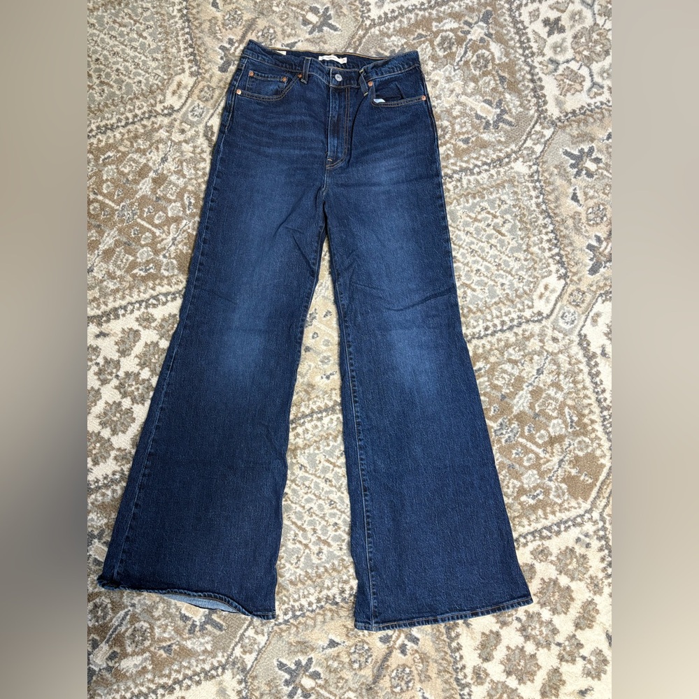 Levi's Dark Blue Flare Jeans